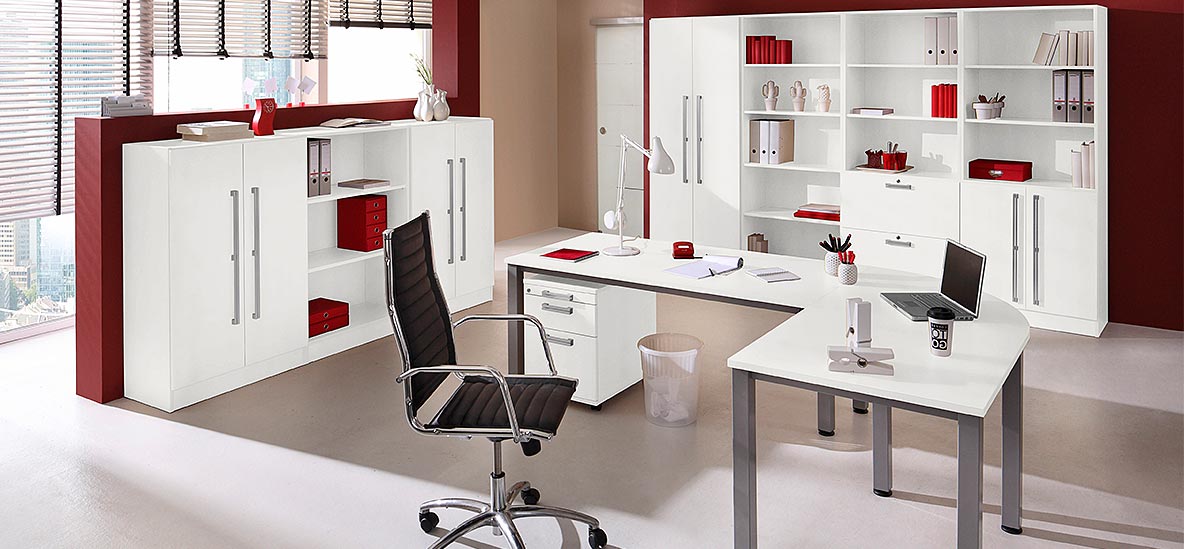 Möbelprogramm Akandia Weiß