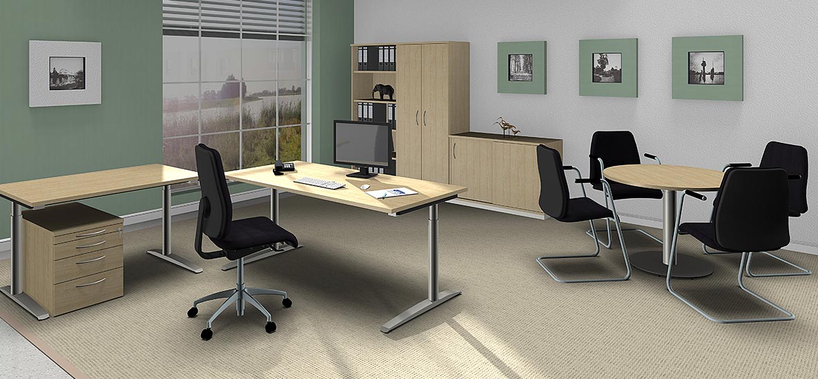 Möbelprogramm fastline Ahorn