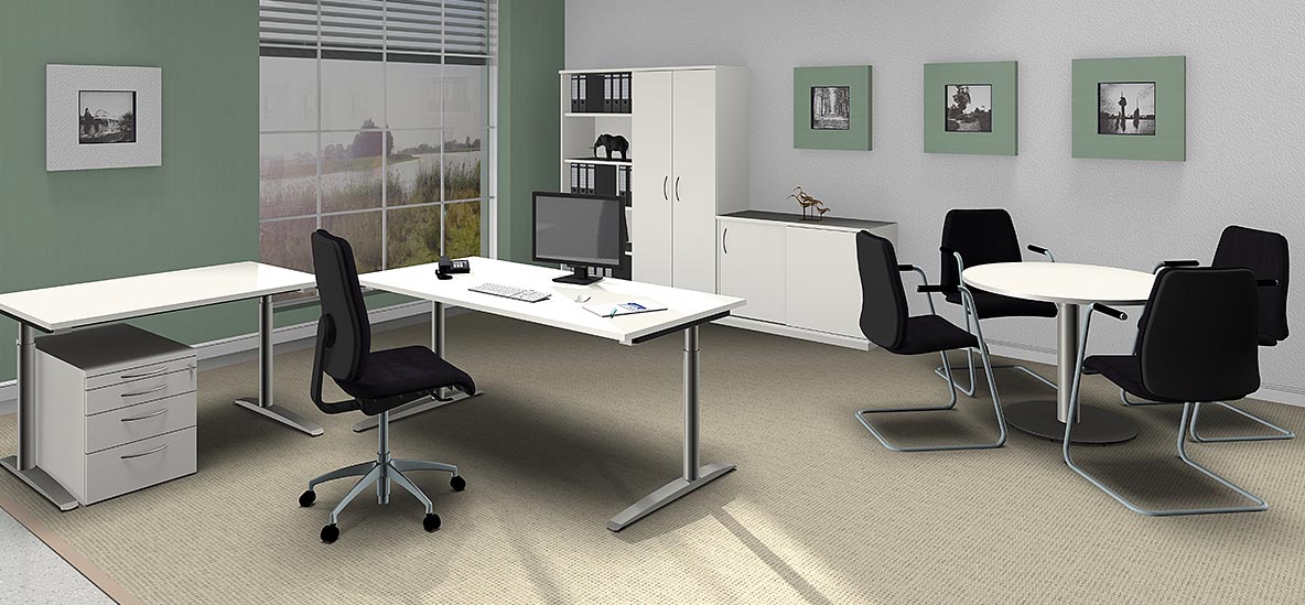 Möbelprogramm fastline Weiß