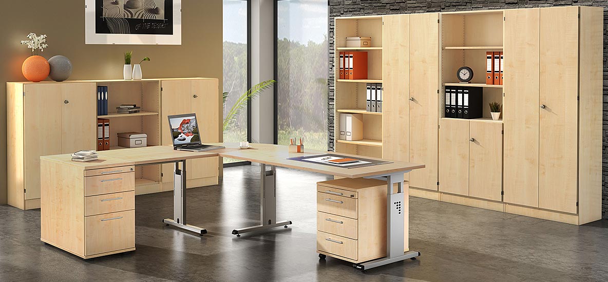 Möbelprogramm Gradeo Ahorn