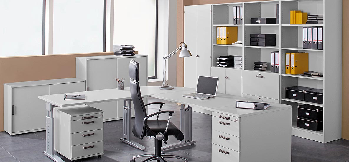 Möbelprogramm Haziender Lichtgrau