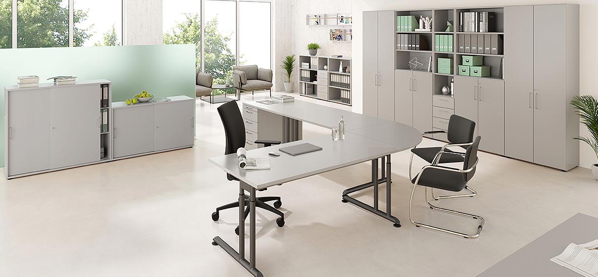 Möbelprogramm Popular Lichtgrau