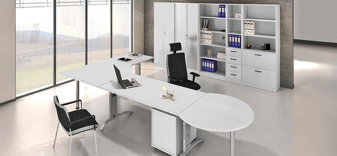 Möbelprogramm Savona Lichtgrau