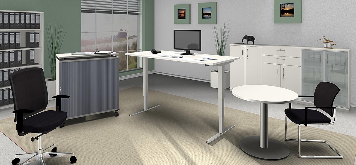 Möbelprogramm Sidney Weiß