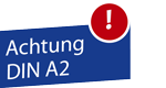 Achtung DIN A2