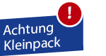 Achtung Kleinpack