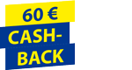 mit 60 Euro CashBack